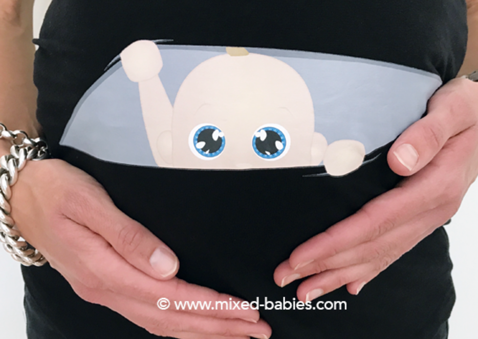 Kiekeboe T-shirt - gender neutraal witte baby