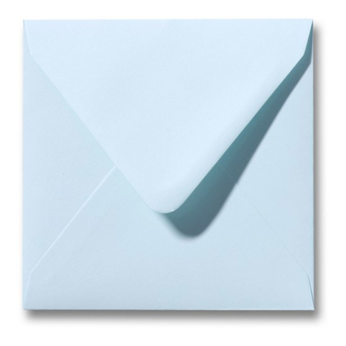 Envelop 14x14 Zacht blauw