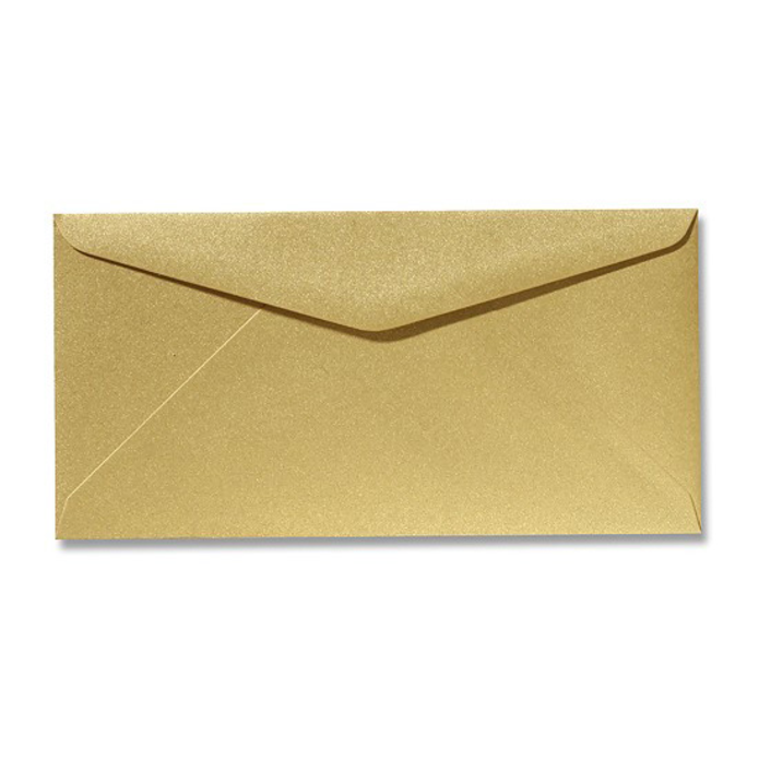 Envelop 11x22 Metallic goud