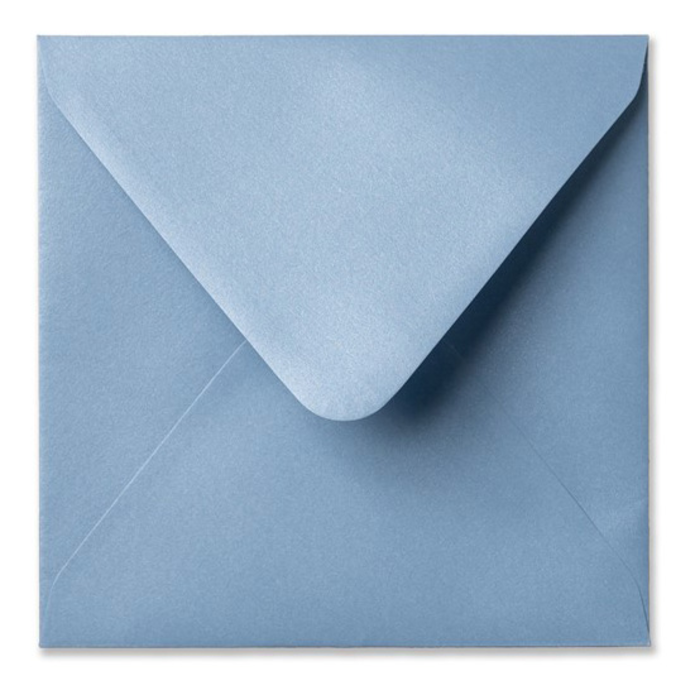 Envelop 14x14 Metallic ice blue