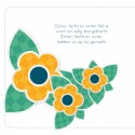 Bloemen - lichtbruin jongen binnen