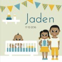 De babykamer - lichtbruin jongen voor