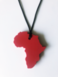 Bijtketting Afrika vorm Rood